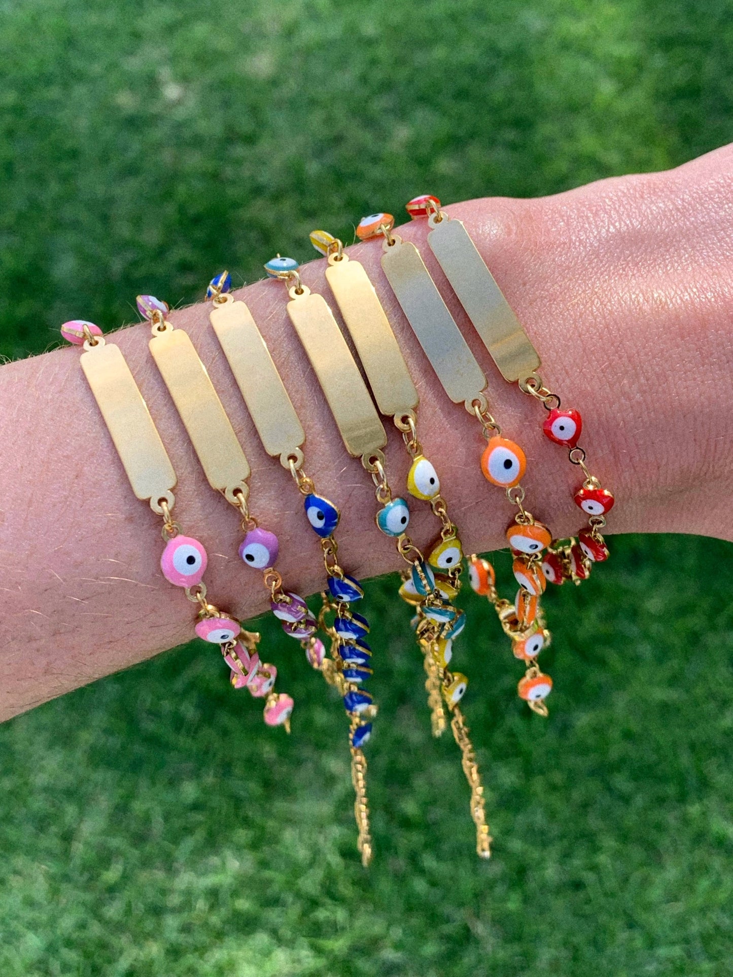 Pulsera Ojo Turco dorada 🧿 - Hey.Vortex