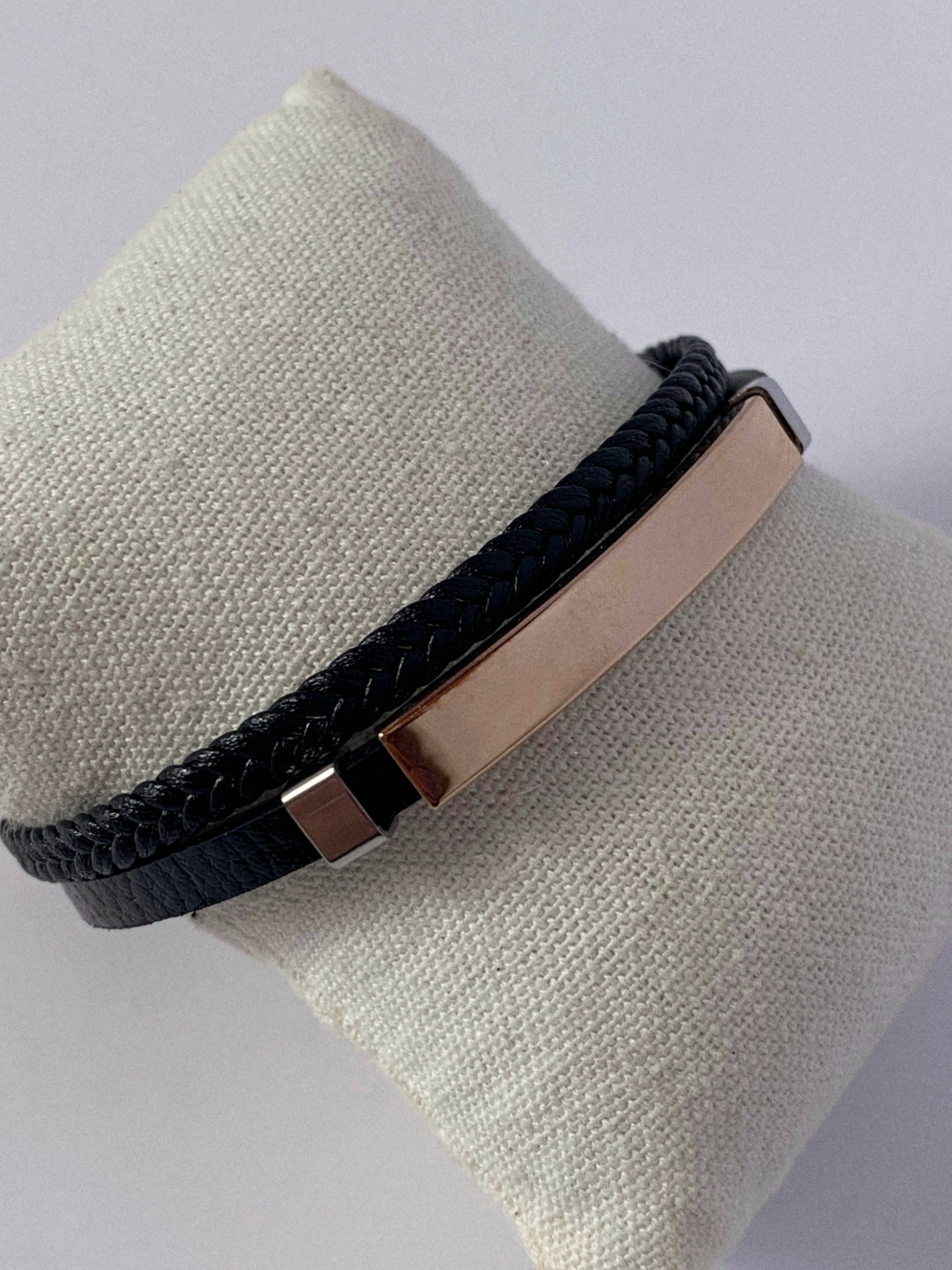 Pulsera doble con trenza - Hey.Vortex