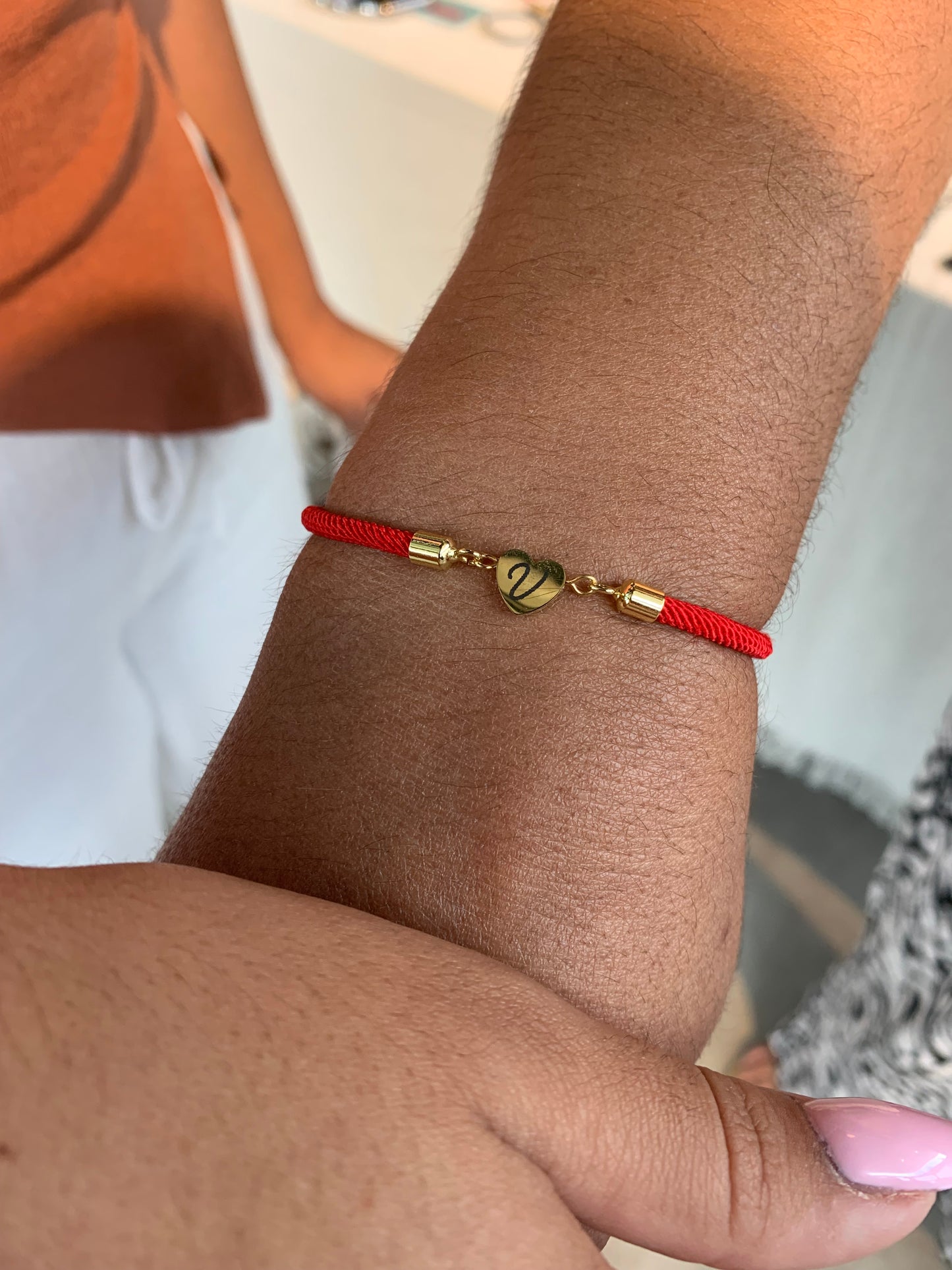 Pulsera cordón corazón - Hey.Vortex