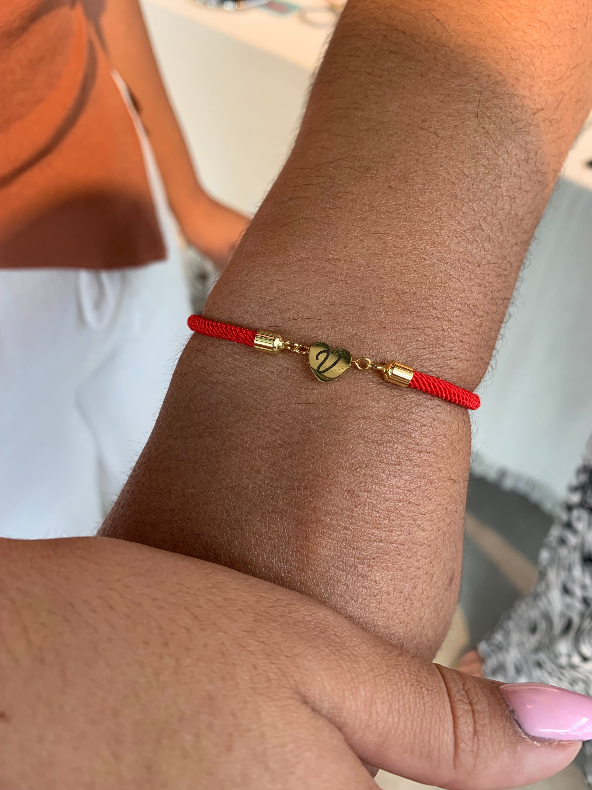 Pulsera cordón corazón - Hey.Vortex