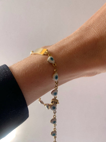 Pulsera Ojo Turco dorada 🧿 - Hey.Vortex