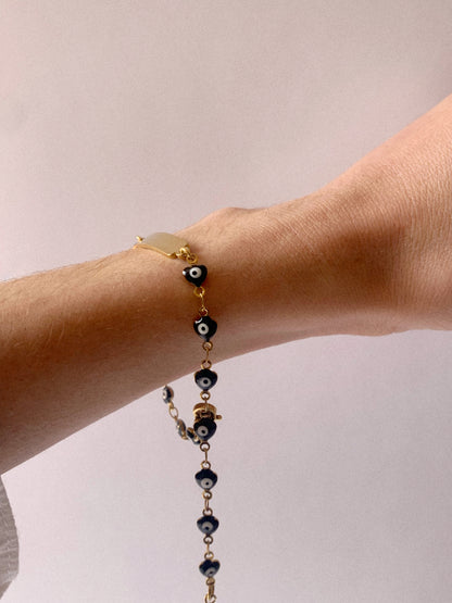 Pulsera Ojo Turco dorada 🧿 - Hey.Vortex