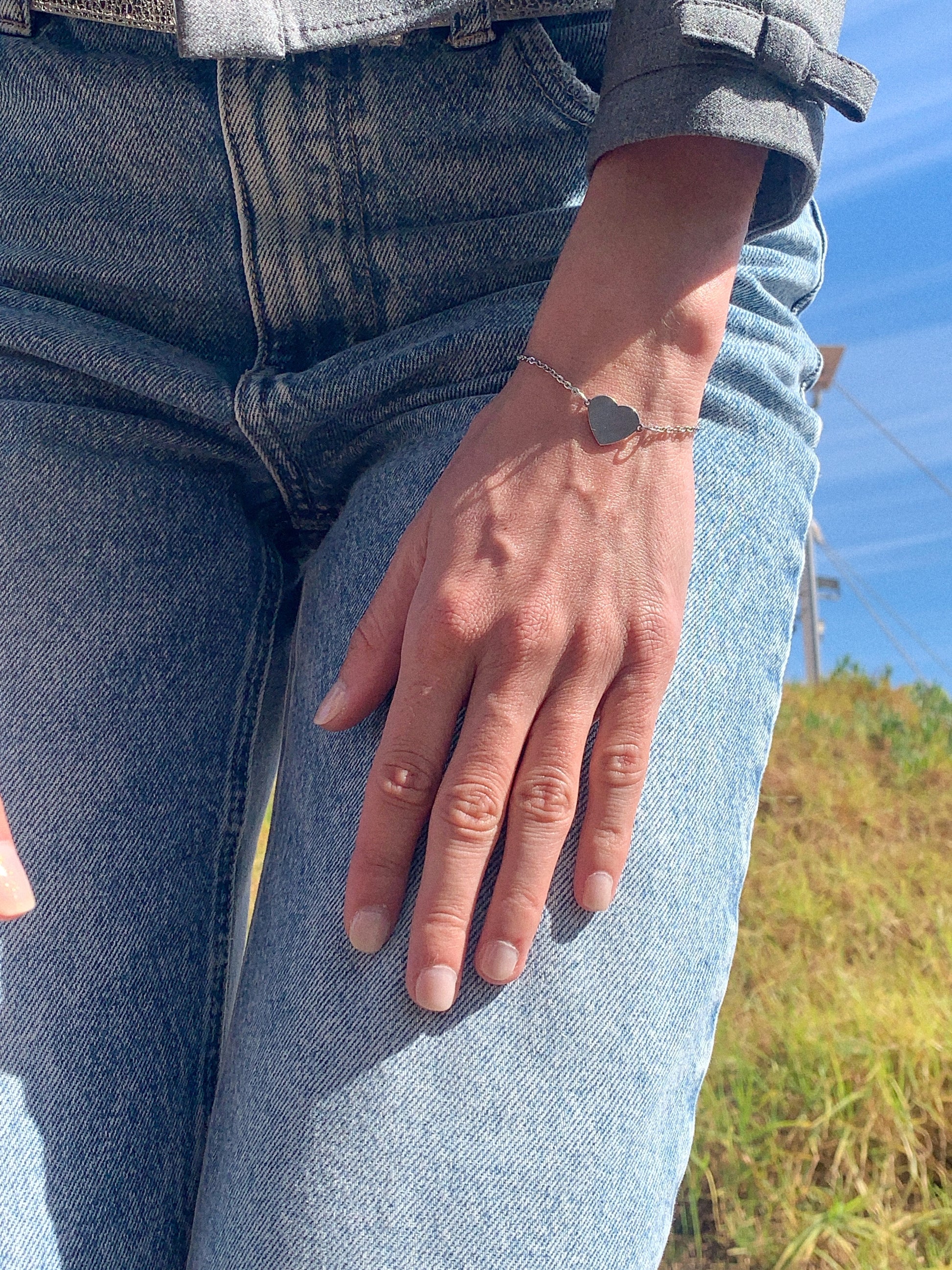 Pulsera simple Corazón - Hey.Vortex