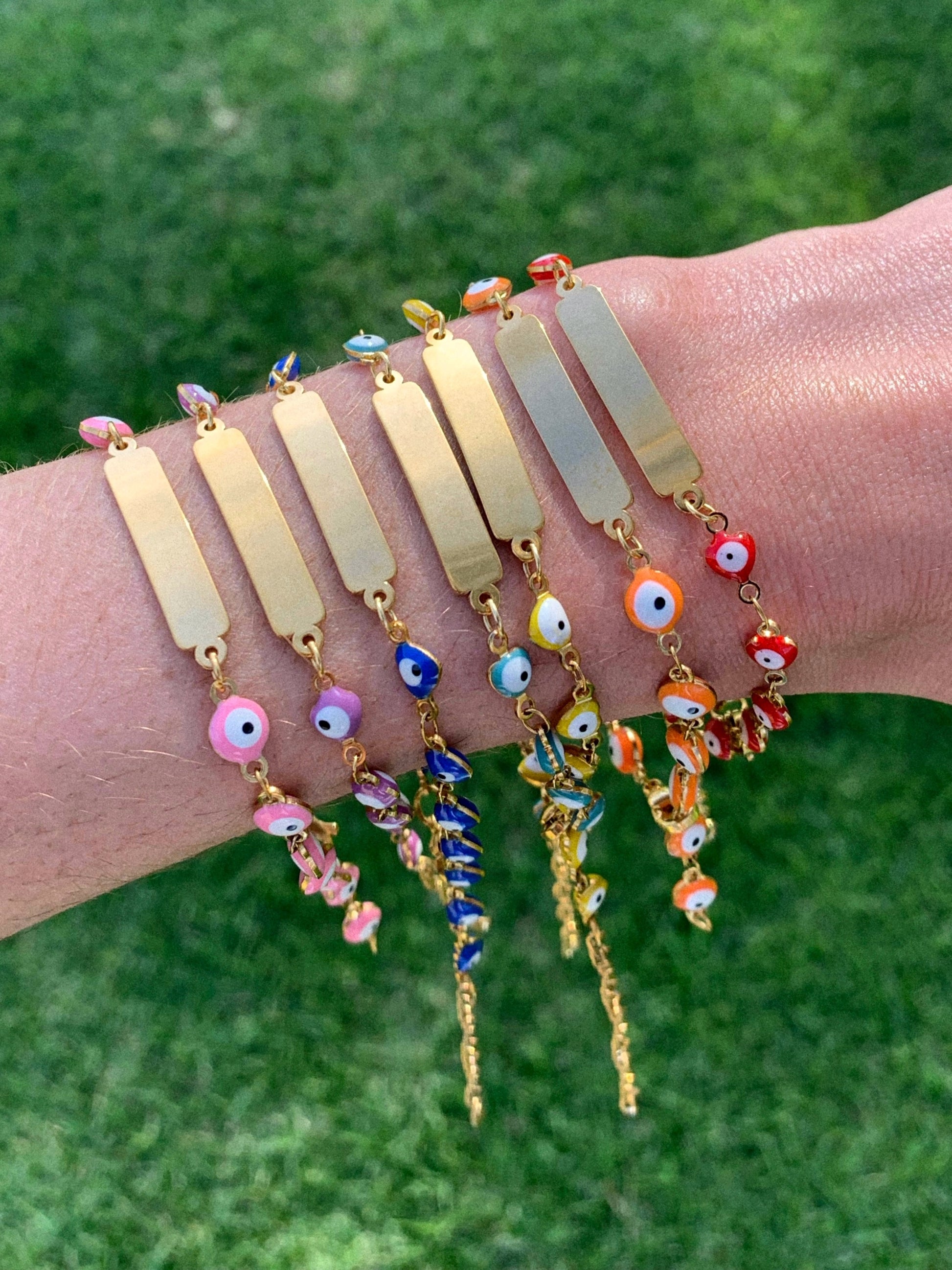 Pulsera Ojo Turco dorada 🧿 - Hey.Vortex