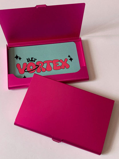 Tarjeteros aluminio - Hey.Vortex