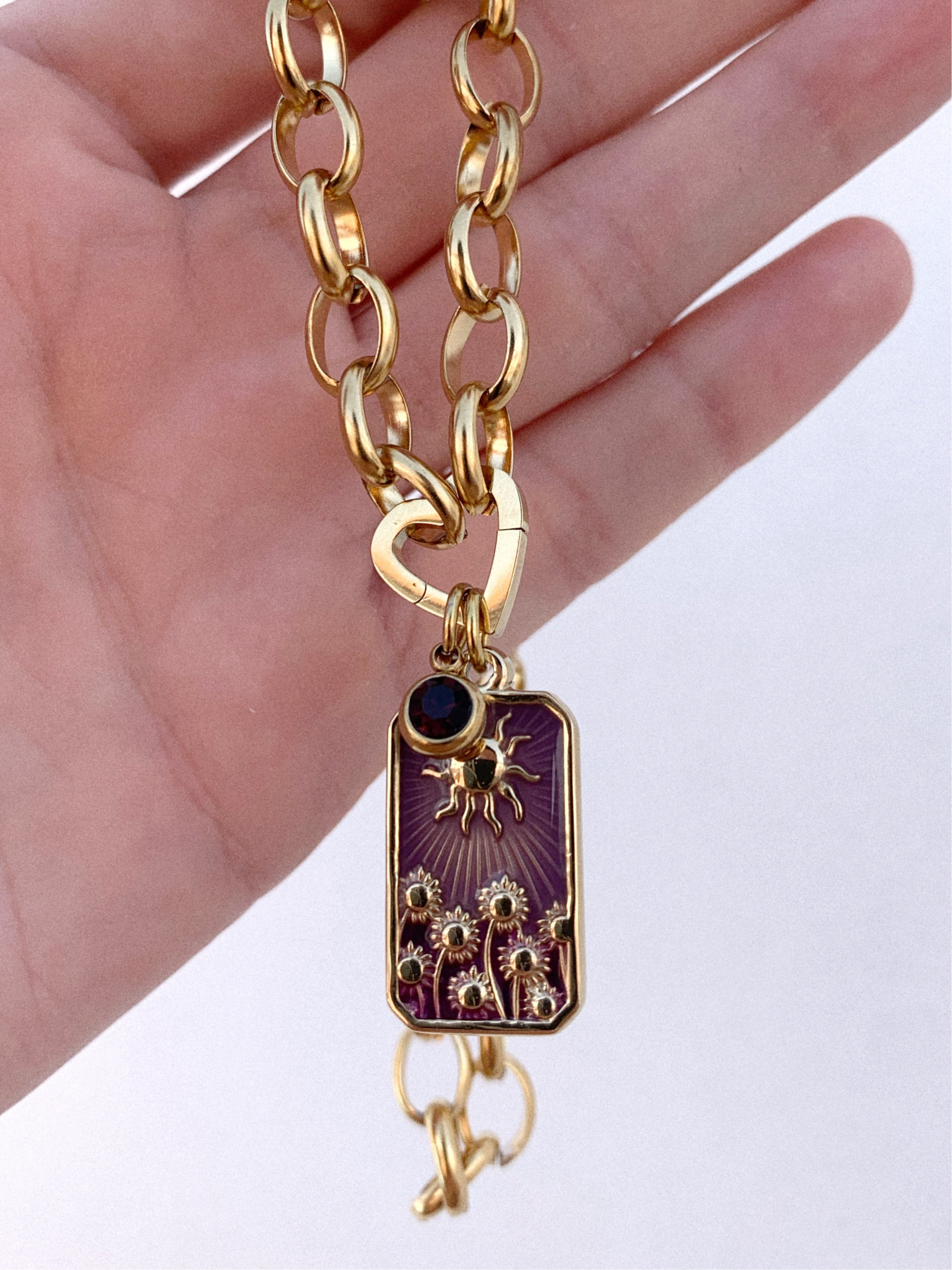 Collar cierre corazón - Hey.Vortex