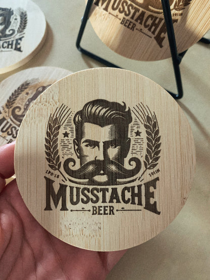 Posavasos Bambú - Hey.Vortex