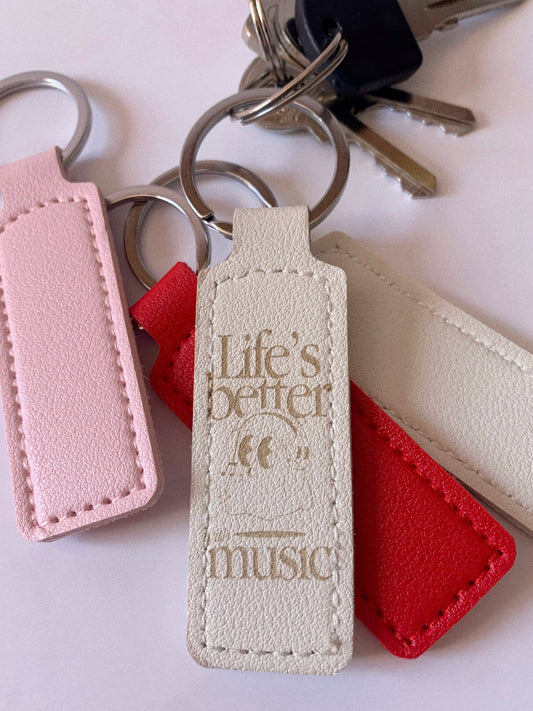 Llavero semi cuero - Hey.Vortex