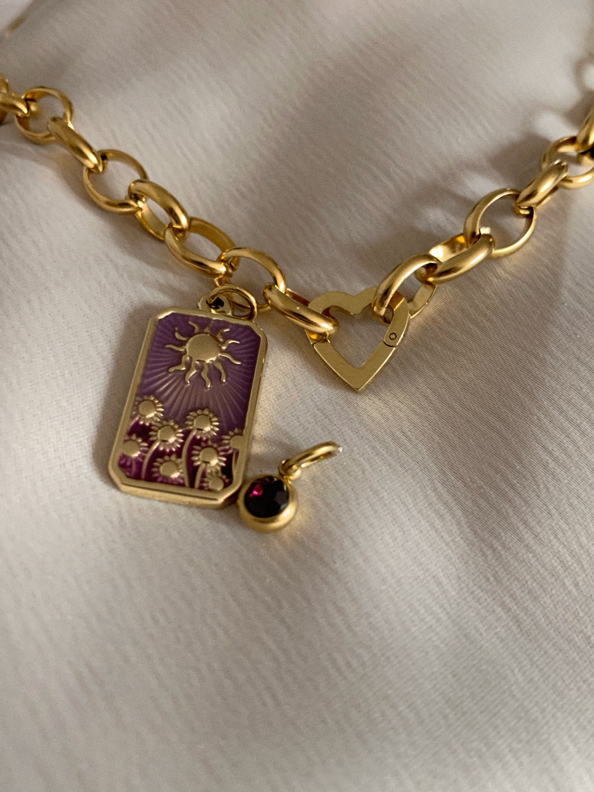 Collar cierre corazón - Hey.Vortex