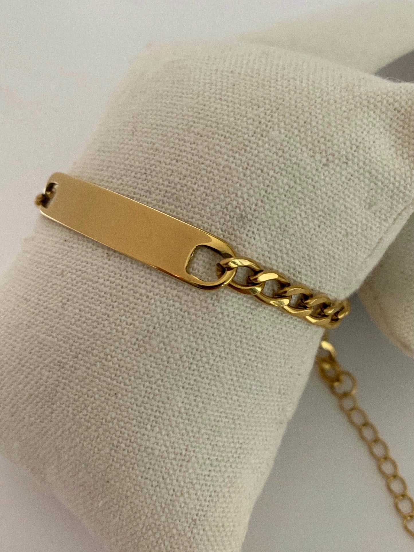 Pulsera cadena cubana - Hey.Vortex