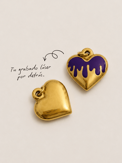Charm Lava Heart
