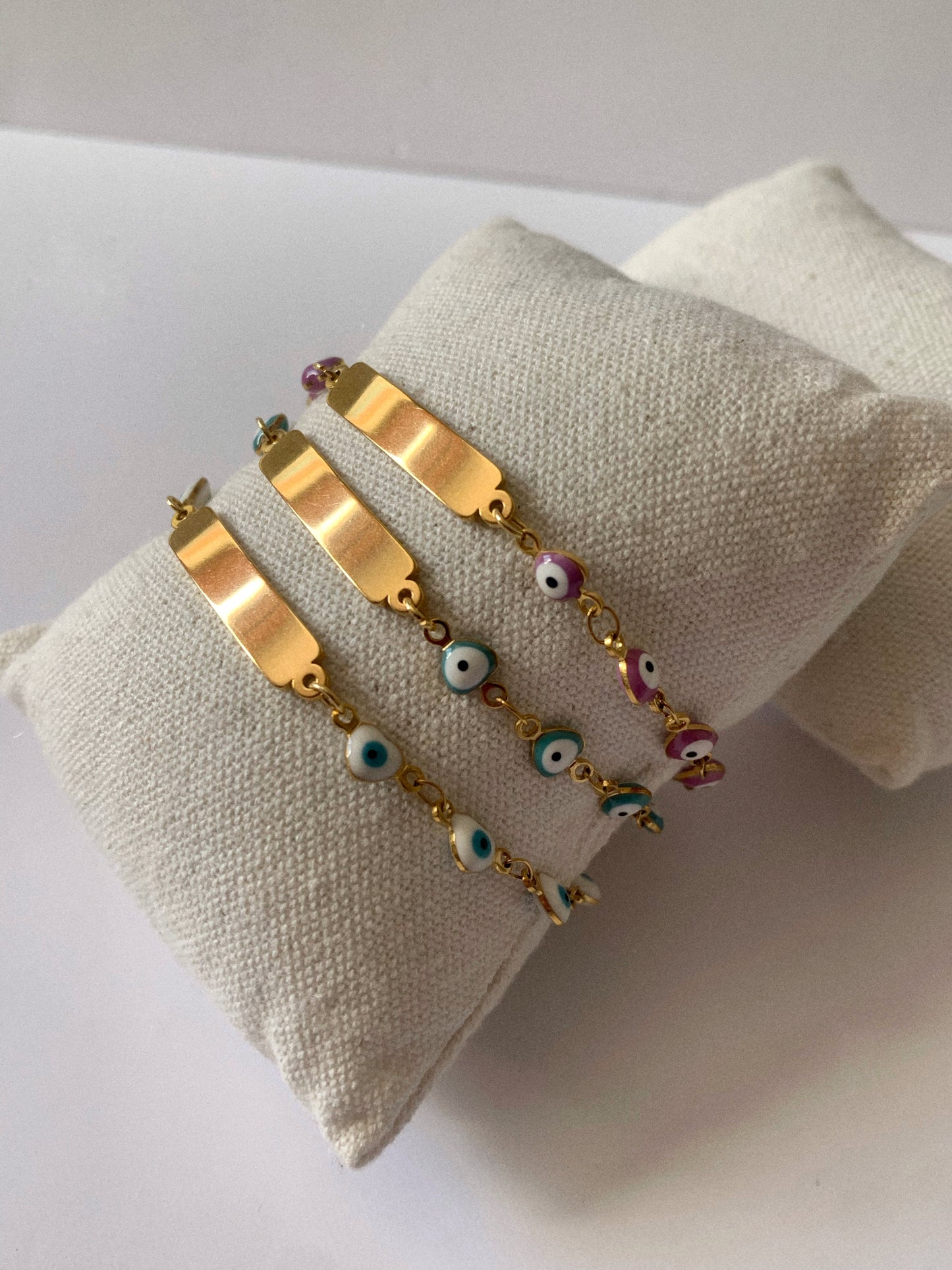 Pulsera Ojo Turco dorada 🧿 - Hey.Vortex