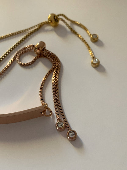 Pulsera corrediza zircón - Hey.Vortex