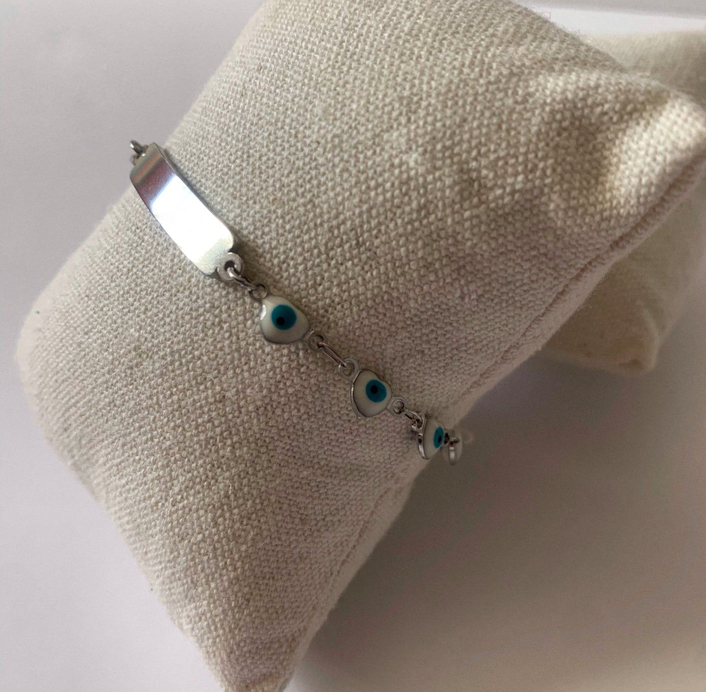 Pulsera Ojo Turco plateada 🧿 - Hey.Vortex