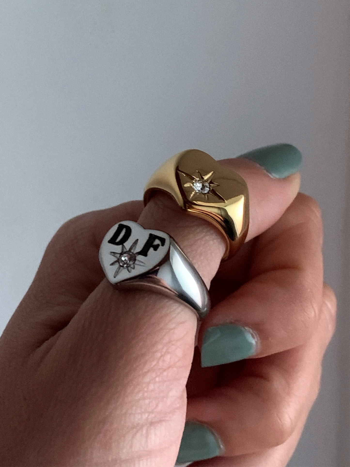 Anillo Corazón zircon - Hey.Vortex