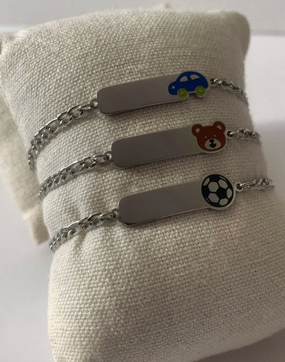 Pulsera emoji peques 🌺⚽️🐻 - Hey.Vortex