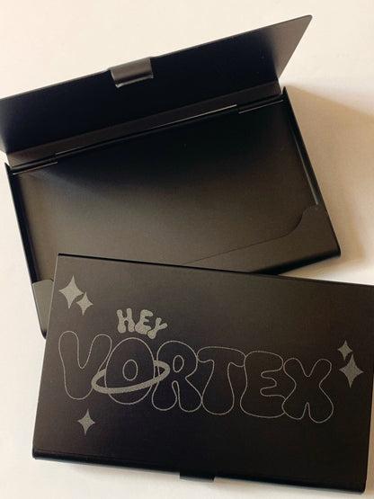 Tarjeteros aluminio - Hey.Vortex