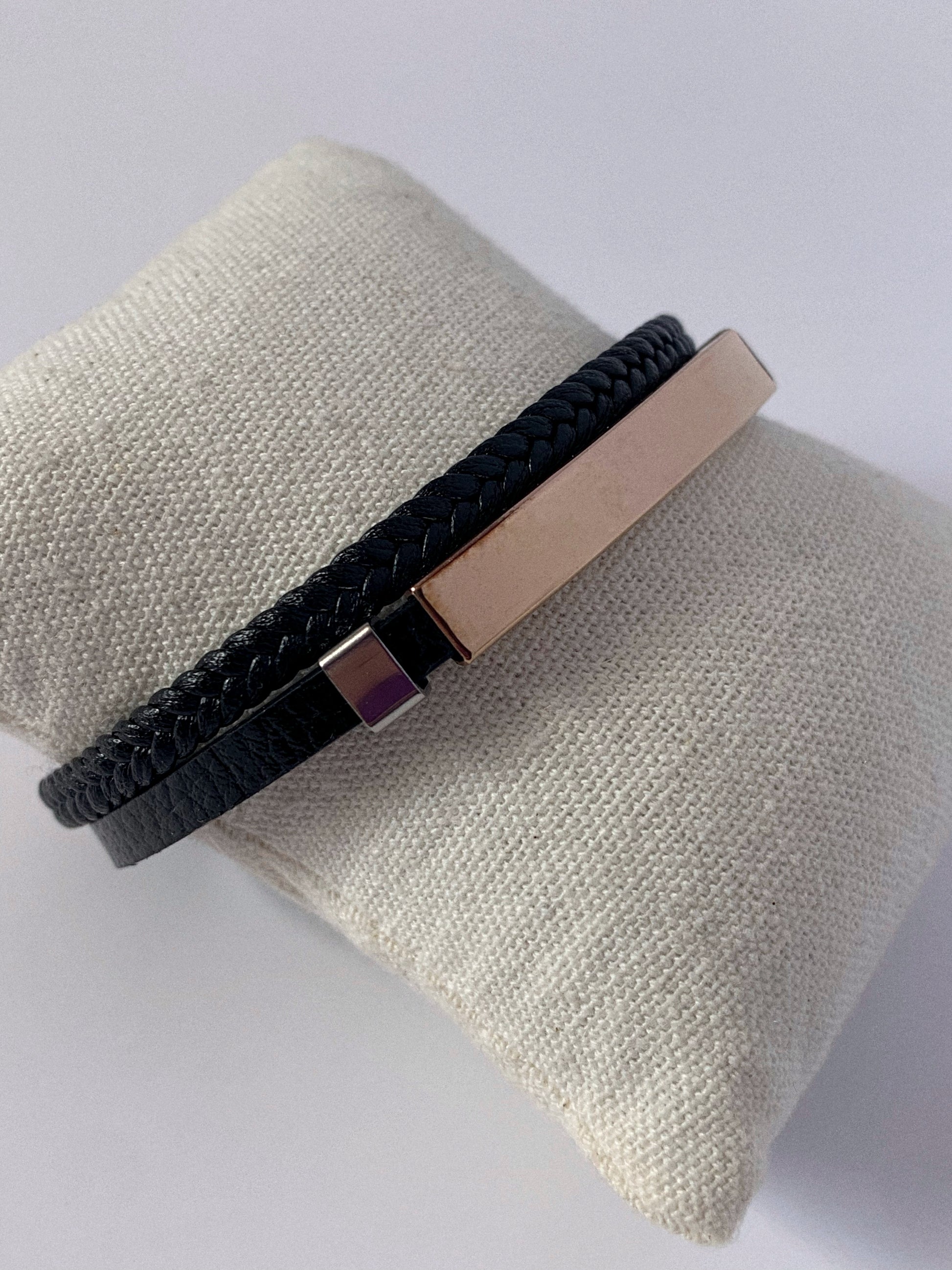 Pulsera doble con trenza - Hey.Vortex