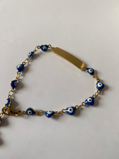 Pulsera Ojo Turco dorada 🧿 - Hey.Vortex