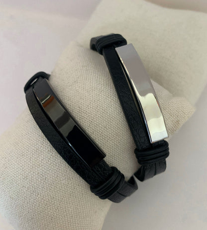 Pulsera cuero doble - Hey.Vortex