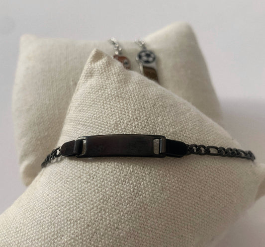 Pulsera negra peques - Hey.Vortex
