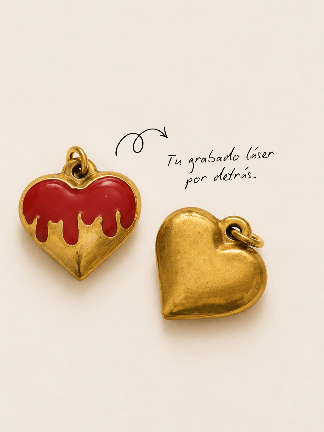 Charm Lava Heart