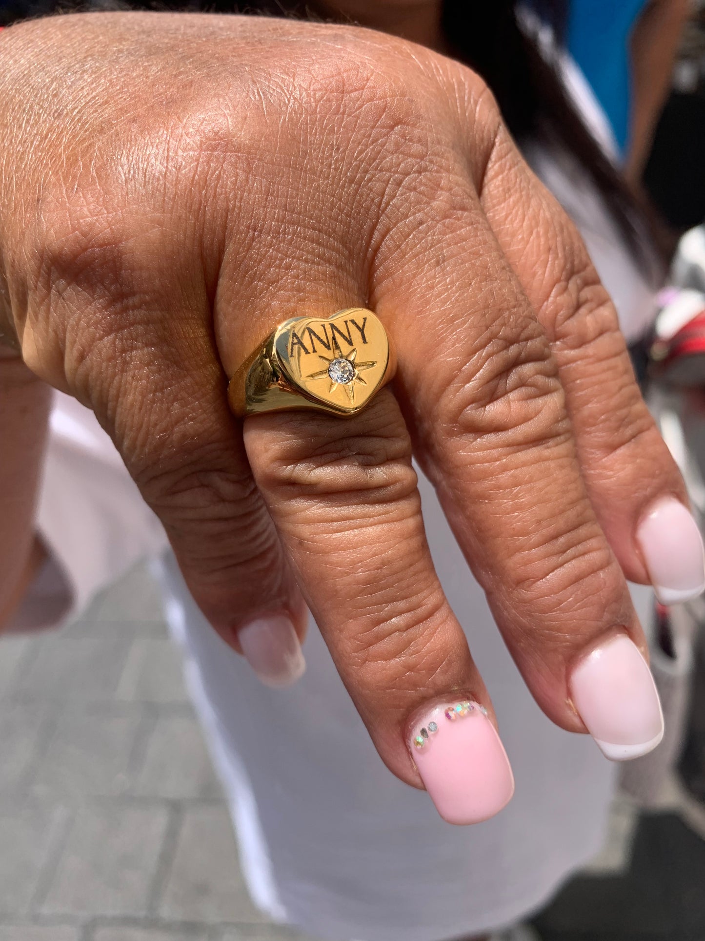 Anillo Corazón zircon - Hey.Vortex