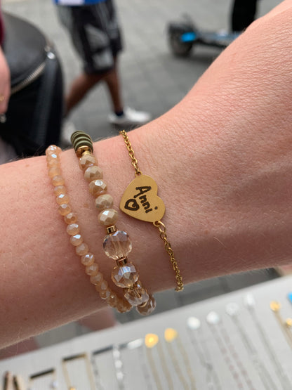 Pulsera simple Corazón - Hey.Vortex