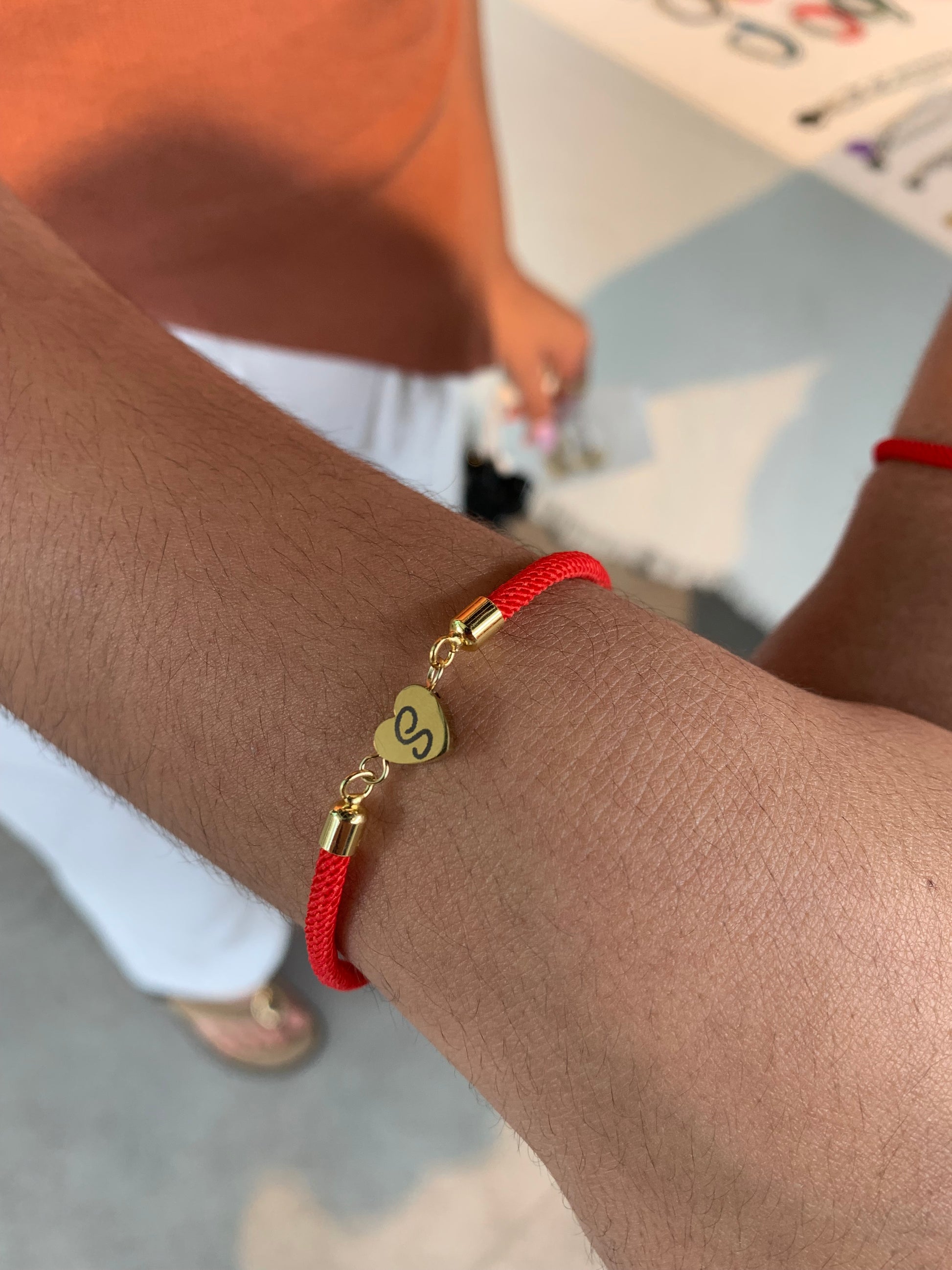 Pulsera cordón corazón - Hey.Vortex