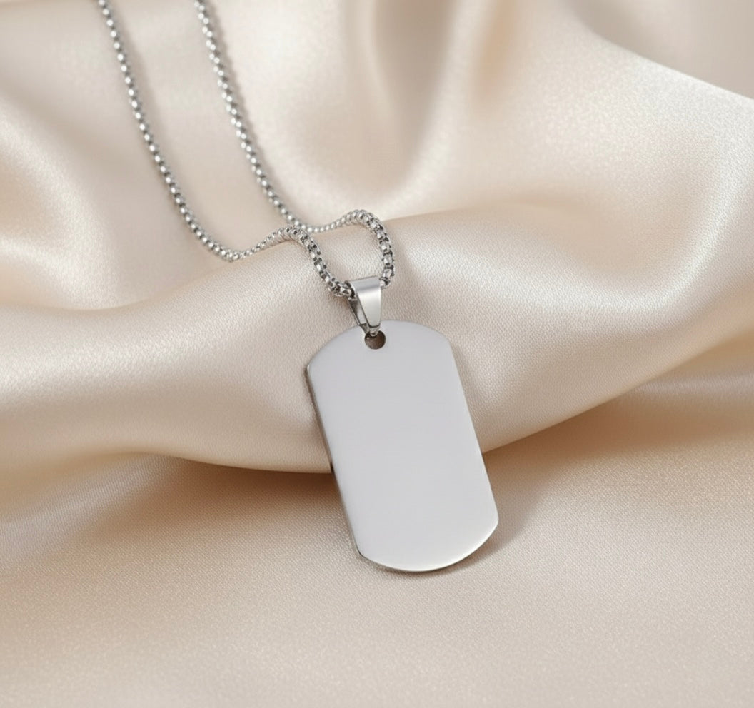 Collar chapa militar