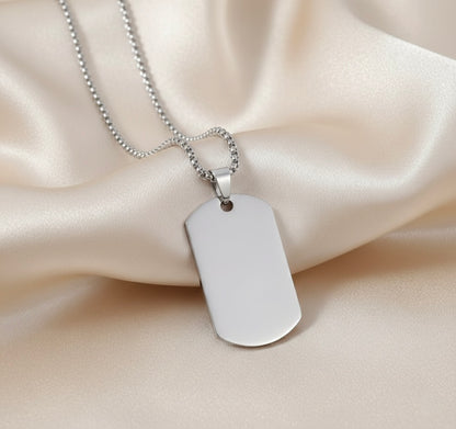 Collar chapa militar