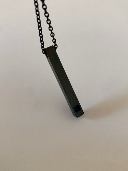 Collar barra zircón - Hey.Vortex