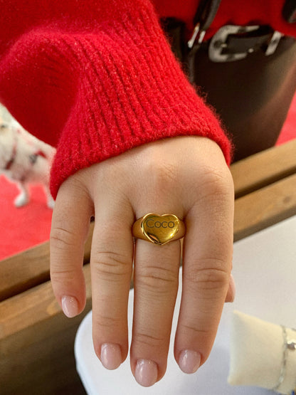 Anillo Corazón - Hey.Vortex